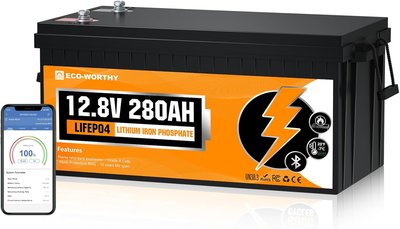 ECO-WORTHY 12V 280Ah LiFePO4
