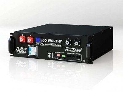 ECO-WORTHY 48V 100Ah Server Rack